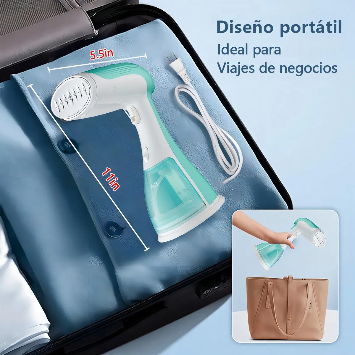 Plancha Vapor Electrica Vertical Portati